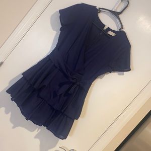 Navy Romper